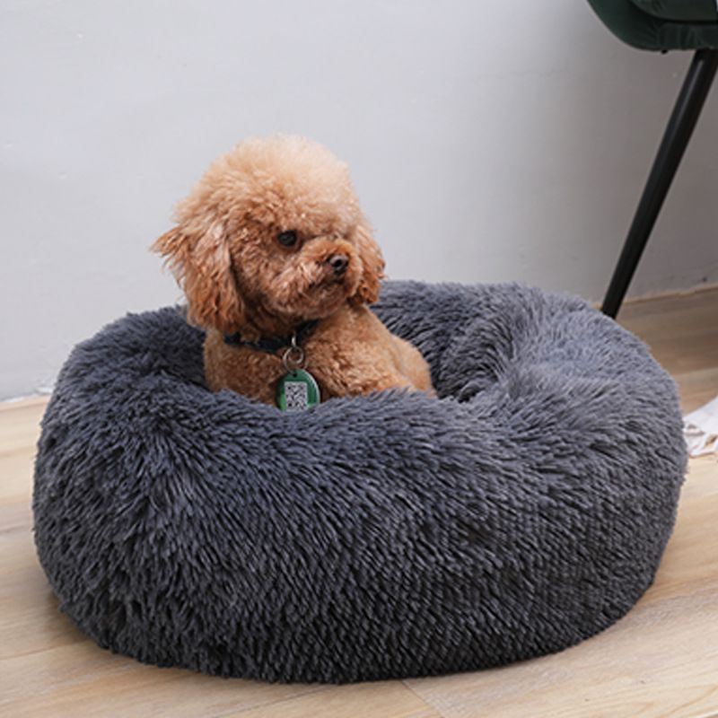 Pet Supplies Circular Plush ზამთრის ძაღლების Kennel